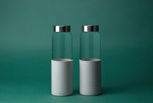 Load image into Gallery viewer, glass water bottle with silicone sleeve